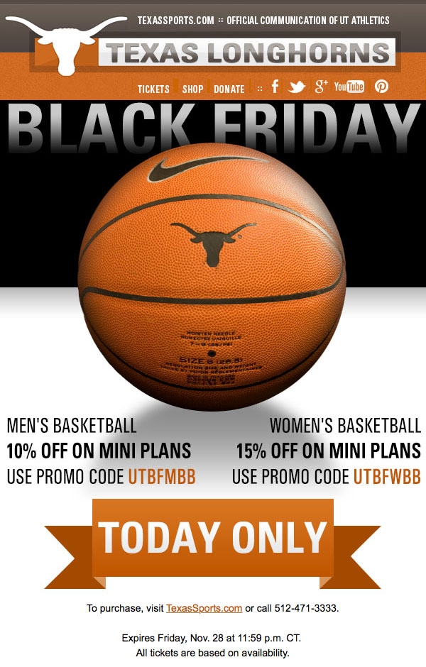 black friday sale email