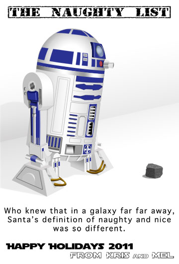 star wars christmas card